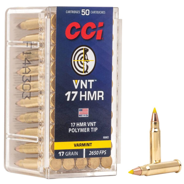 CCI 17 HMR 17 GR VNT VARMINT – 50 ROUNDS