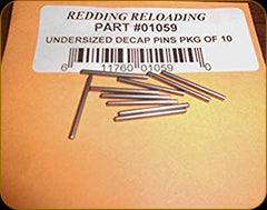 Redding Decapping Pin 10 pack - Undersized for 0.057
