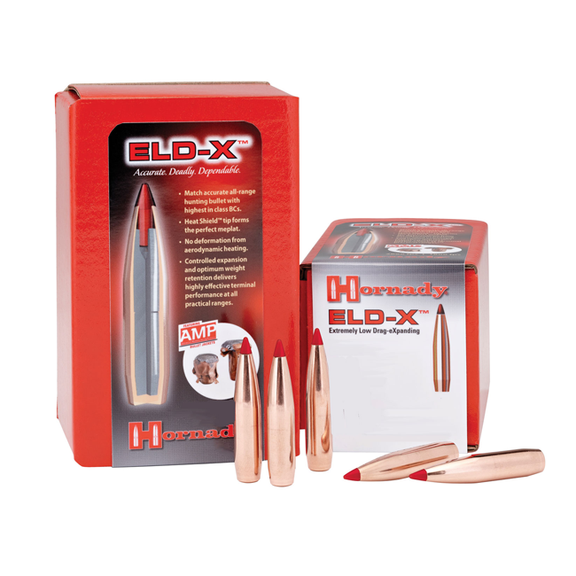 Hornady Projectiles - Rifles (303, 338, 375, 416, 50 Cal, 6mm, 6.5mm, 7mm, 8mm, 9.3mm)