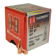Hornady Projectiles - Rifles (17, 20, 22, 25, 27, 30 Cal)