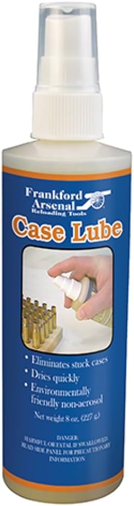 Frankford Arsenal 8 oz. Spray Pump Non-Aerosol Case Lube for Reloading