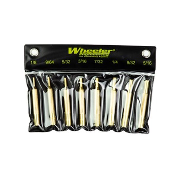 Wheeler 8 Piece Brass Punch Set