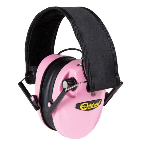 Caldwell E-MAX Electronic Hearing Protection - Low Profile Pink