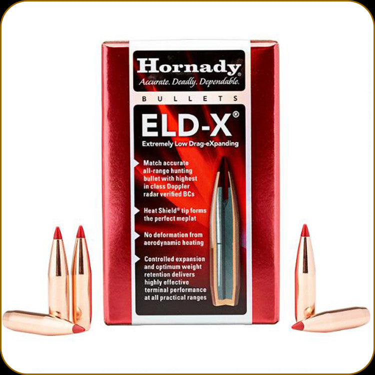 Hornady Projectiles - Rifles (303, 338, 375, 416, 50 Cal, 6mm, 6.5mm, 7mm, 8mm, 9.3mm)