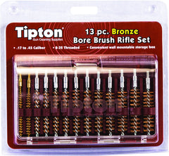 Tipton 13pc Bronze Best Bore Brush Rifle Set