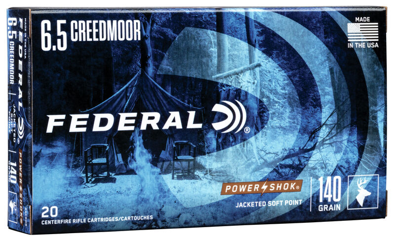 Federal Power Shock 6.5 Creedmoor 140gr