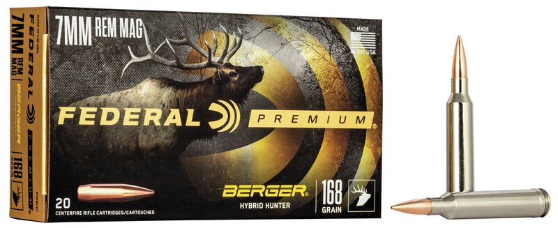 Federal Premium Berger Hybrid Hunter 7mm RM 168gr