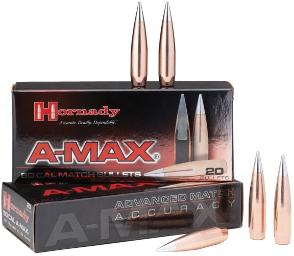 Hornady 50 Cal 750gr Amax