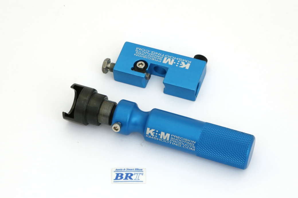 K&M Micro-Adjustable Neck Turner Complete - Carbide Cutting Pilot & Carbide Cutter