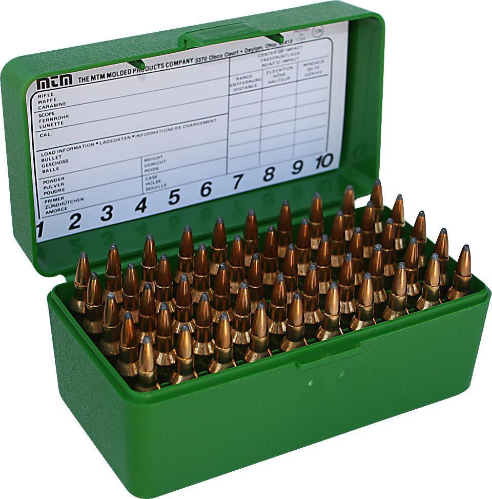 Case-Gard 50 Round Rifle Hinged Ammo Case (Select from Drop Down Menu)