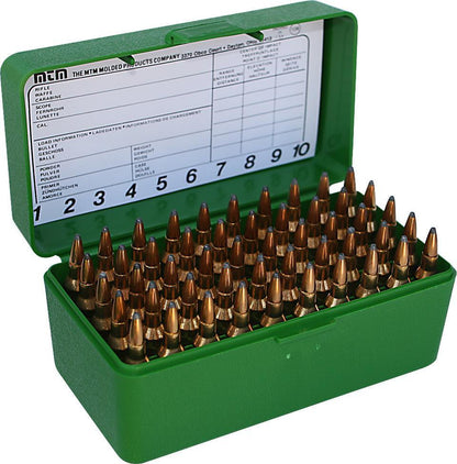 Case-Gard 50 Round Rifle Hinged Ammo Case (Select from Drop Down Menu)