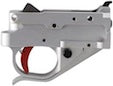 Timney Trigger Group - Ruger 10/22 - Silver with Red Trigger