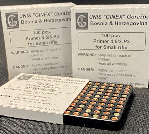 GINEX Small Rifle Primers (1000)