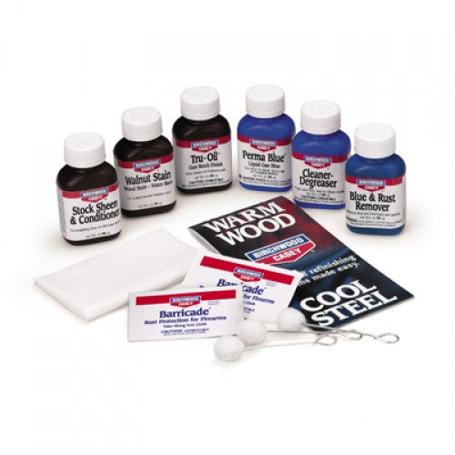 Birchwood Casey Perma Blue & Tru-Oil Delux Kit