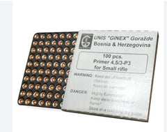 GINEX Small Rifle Primers (100)