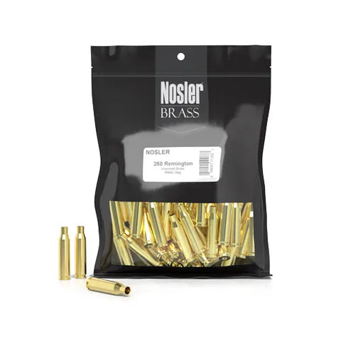 Nosler Bulk Brass 260 rem (100ct)