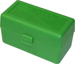 Case-Gard 50 Round Rifle Hinged Ammo Case (Select from Drop Down Menu)