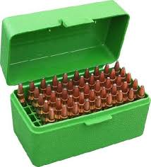 Case-Gard 50 Round Rifle Hinged Ammo Case (Select from Drop Down Menu)