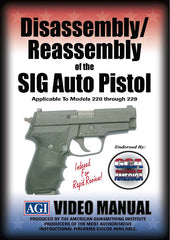 AGI Disassembly/Reassembly SIG Auto Pistol